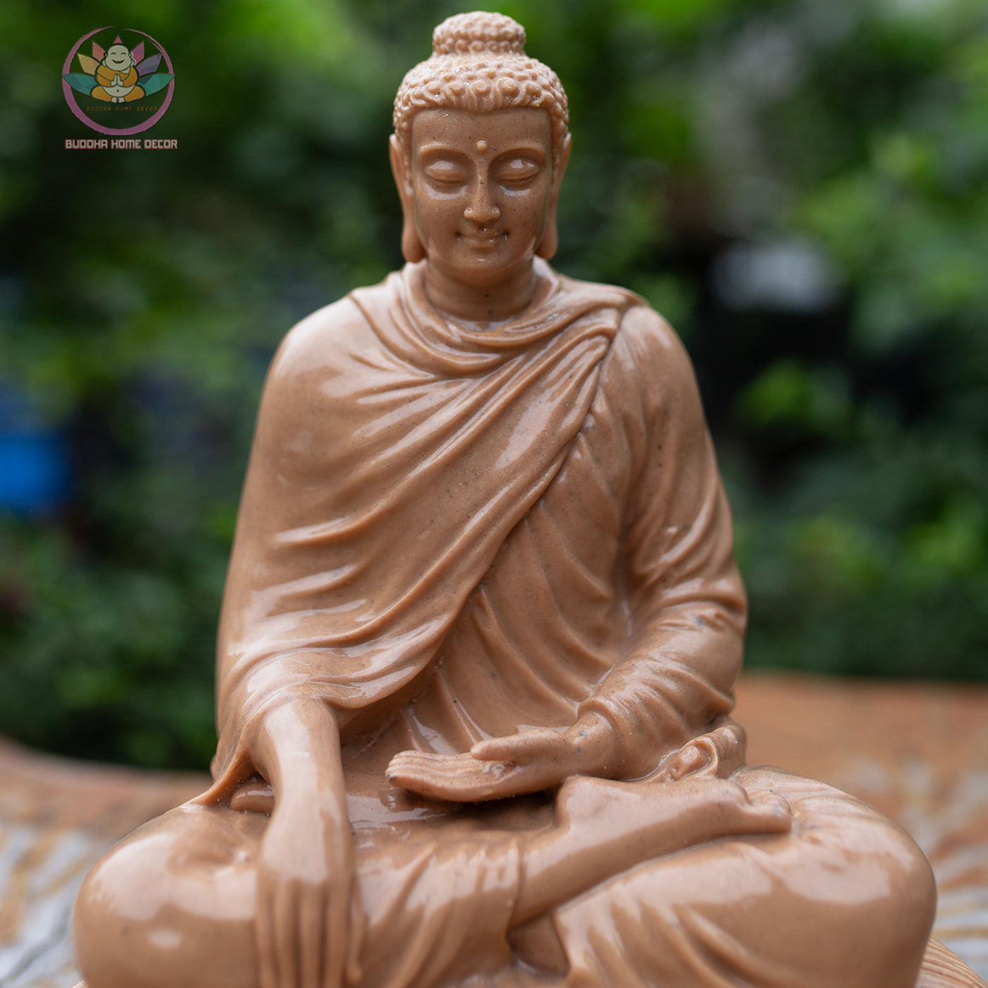 Shakyamuni Buddha Statue | 7.8" Meditation Pose | Composite Resin and Stone Powder
