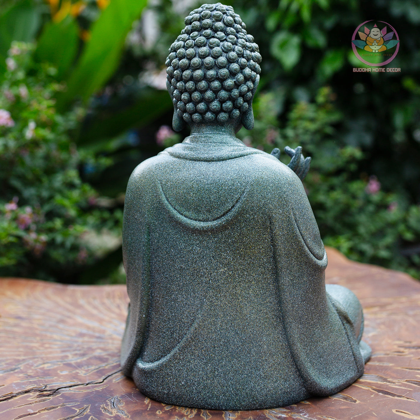 Amitabha Buddha Statue 11.8" – Resin Meditation Sculpture, Zen Home Decor, Pure Land Buddhist Figurine, Altar & Spiritual Gift