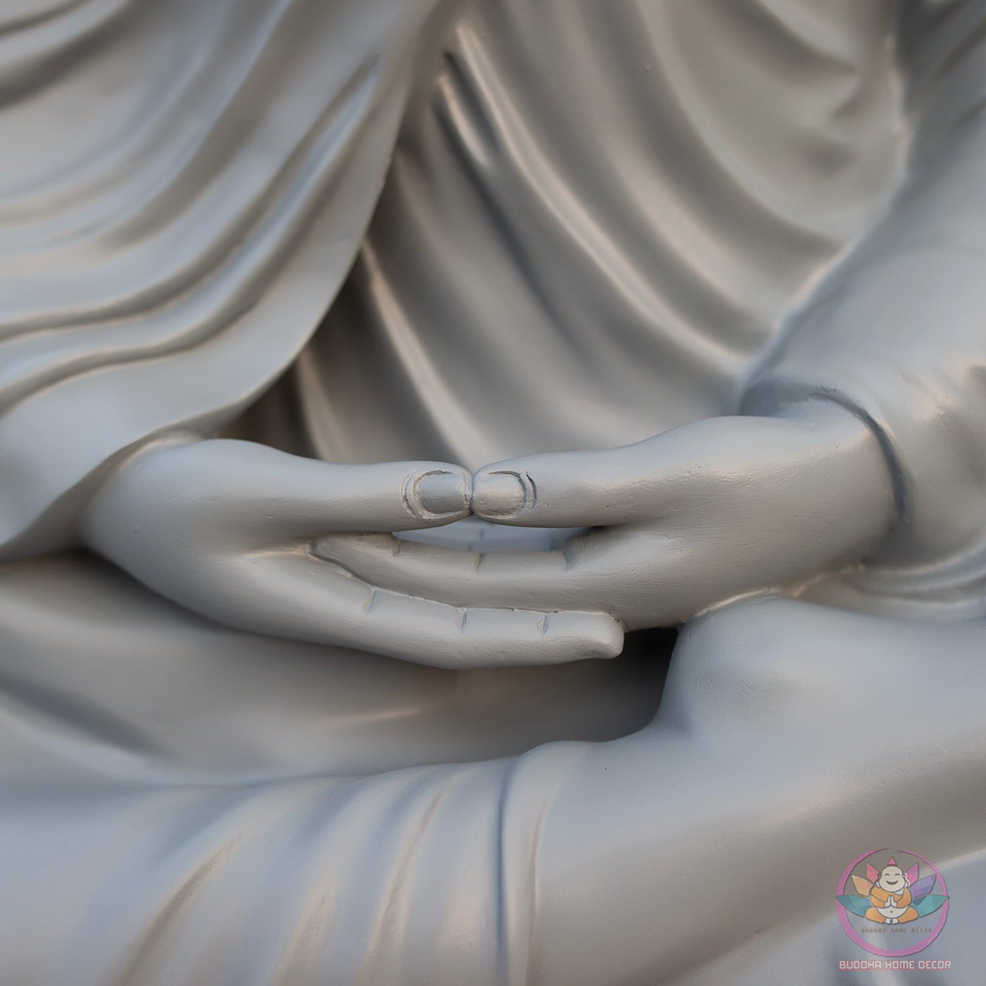 Large Shakyamuni Buddha Meditation Statue, Dhyana Mudra Buddha Sculpture, Zen Buddhist Home Decor, Spiritual Altar Statue, Meditation Room Decor