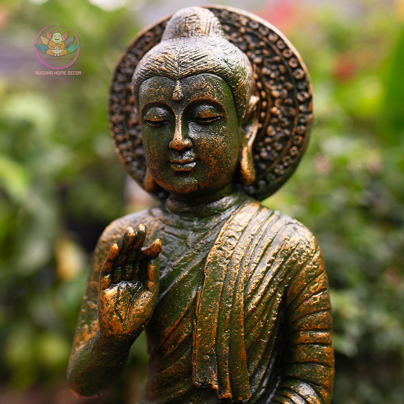 Blessing Buddha Statue – Shakyamuni Meditation Sculpture – Zen Home Decor, Spiritual Gift, Yoga Room, Buddhist Altar Ornament