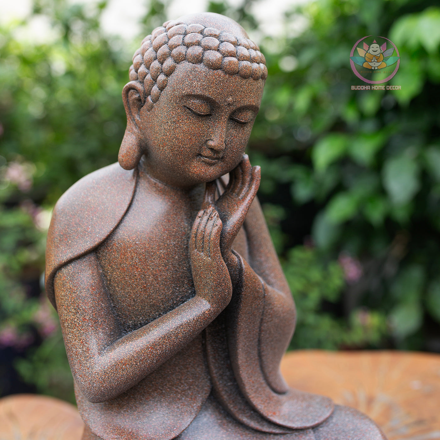 Sleeping Buddha Statue 13.8" – Peaceful Meditating Buddha for Home & Garden Decor