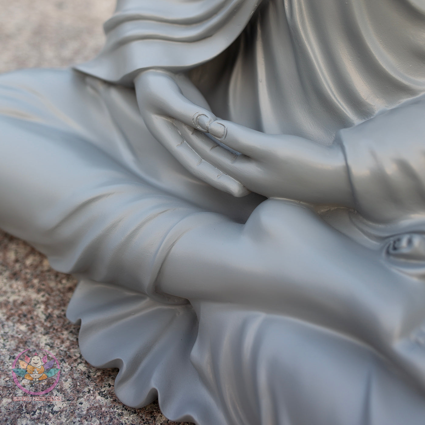 Large Shakyamuni Buddha Meditation Statue, Dhyana Mudra Buddha Sculpture, Zen Buddhist Home Decor, Spiritual Altar Statue, Meditation Room Decor