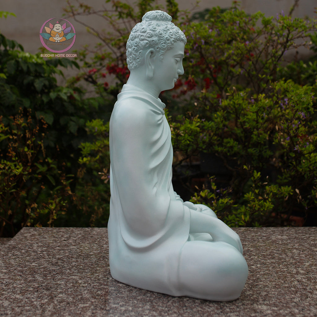 Large Shakyamuni Buddha Statue – 60cm Meditation Buddha | Handmade in Vietnam | Garden & Home Spiritual Decor