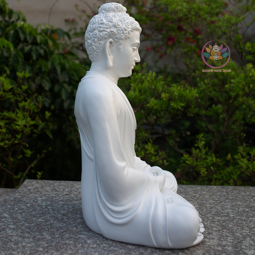 Shakyamuni Buddha Meditation Statue, Zen Buddha Sculpture, Dhyana Mudra Buddha Decor, Buddhist Altar Statue, Spiritual Home Meditation Decor