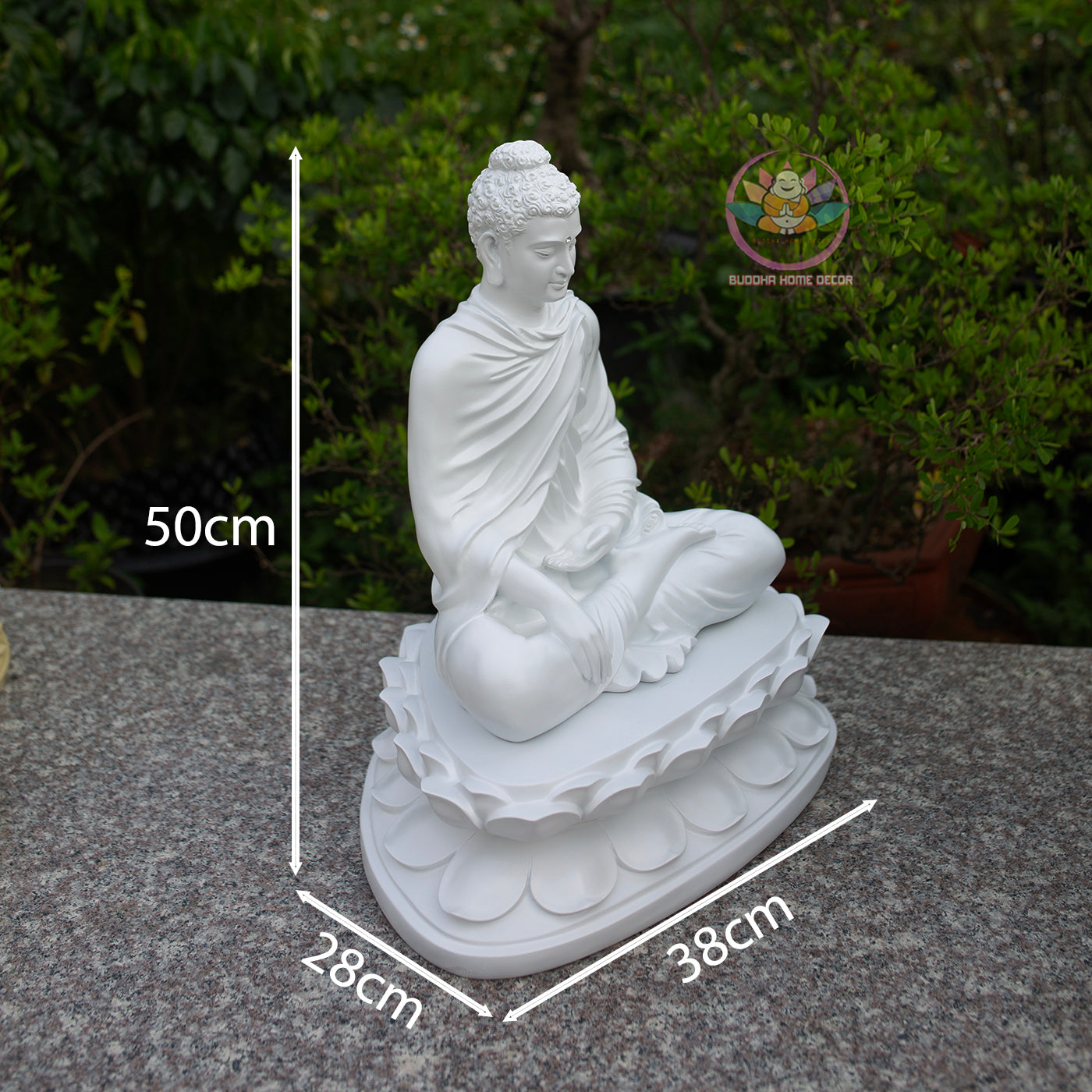 Shakyamuni Buddha Statue with Lotus Base, Meditation Buddha Sculpture, Detachable Lotus Pedestal, Zen Buddhist Decor, Spiritual Altar Statue
