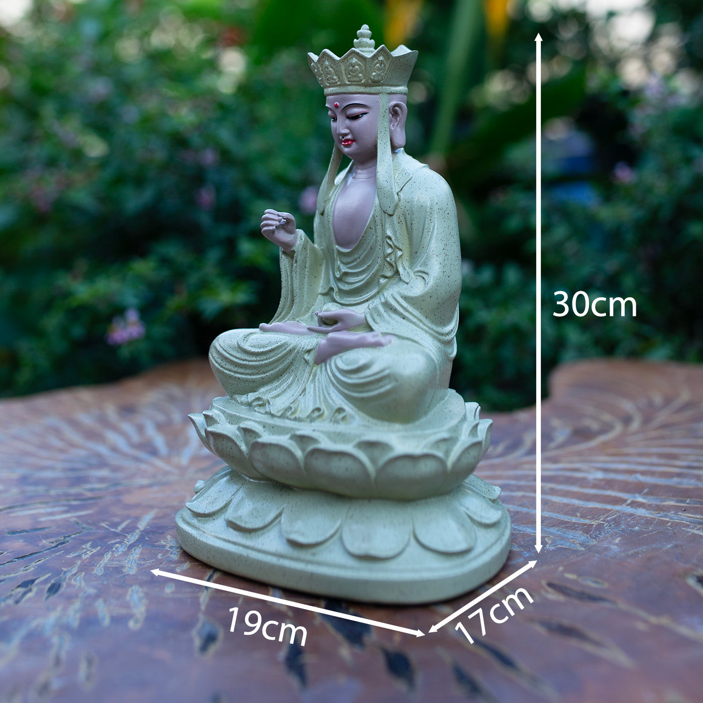 Buddha Statue Set – Ksitigarbha, Shakyamuni, Guanyin – Resin Sculpture Zen Decor, Buddhist Altar, Meditation, Spiritual Gift